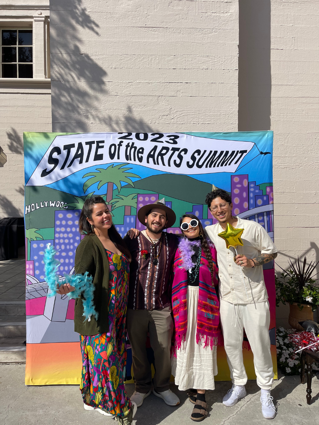 Tristan with participants at the State of the Arts Summit